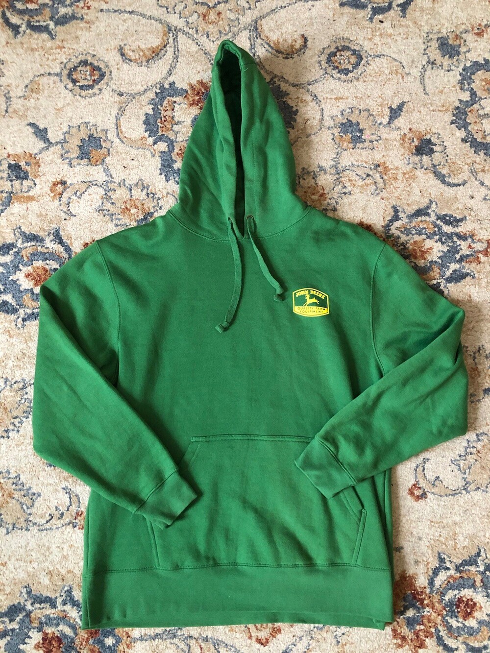 Men’s John Deere Hoodie Size Large Green Farms Tractors